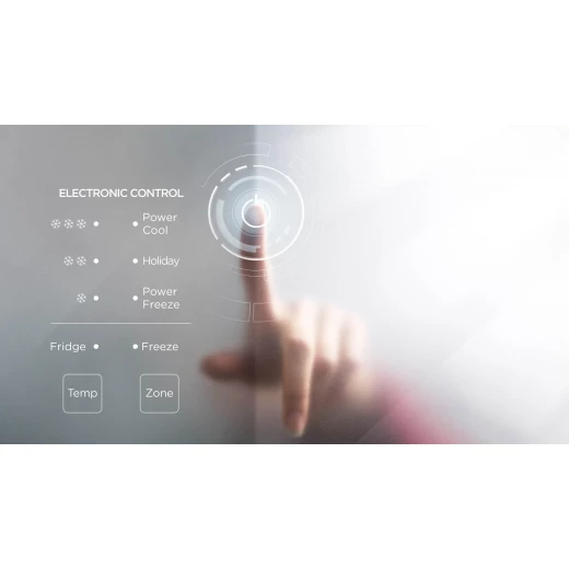 ثلاجة TCL موديل P560CDGL مع تحكم في التجميد (No Frost) وشاشة LED، بتقنية VCM – ضمان لمدة سنتين - تي سي ال - Image 8