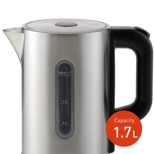 سخان ماءغلاية باناسونيك NC-K301STB سعة 1.7 لتر، هيكل أسطواني، فتحة واسعة سهلة التنظيف، مؤشر غليان LED، فلتر مضاد للتكلس، ضمان لمدة عام - باناسونيك - Image 3