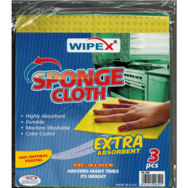 Wipex sponge cloth 3 pcs - Wipex