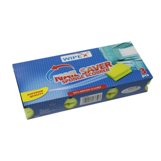 Wipex nail saver sponge 3 pcs Wipex nail saver sponge 3 pcs