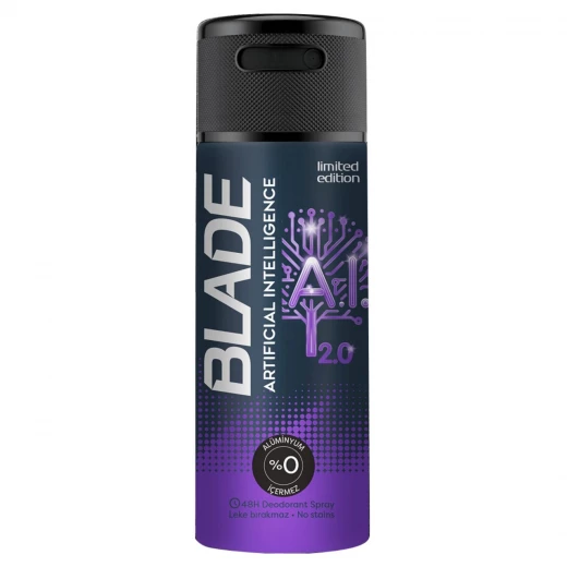 BLADE Deodorant Spray 150ml Long-Lasting Odor Protection, Dermatologically Tested, Aluminum & Paraben Free BLADE Deodorant Spray 150ml Long-Lasting Odor Protection, Dermatologically Tested, Aluminum & Paraben Free