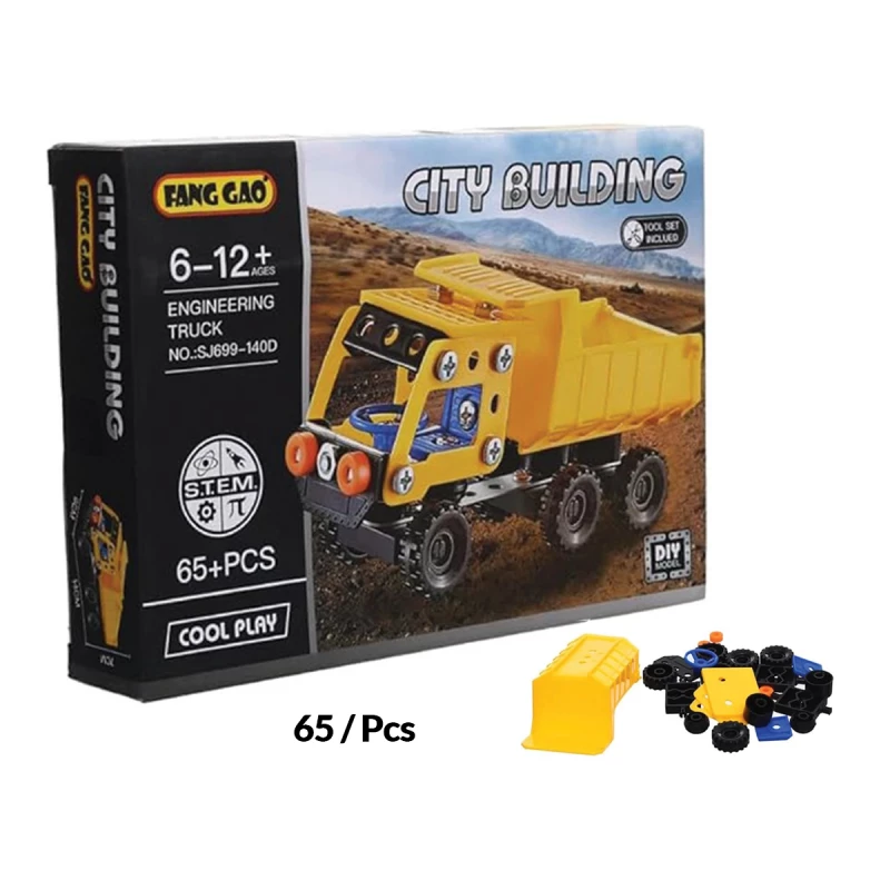 Fang Gao Metal City Building 65 Pcs - Rs Toys