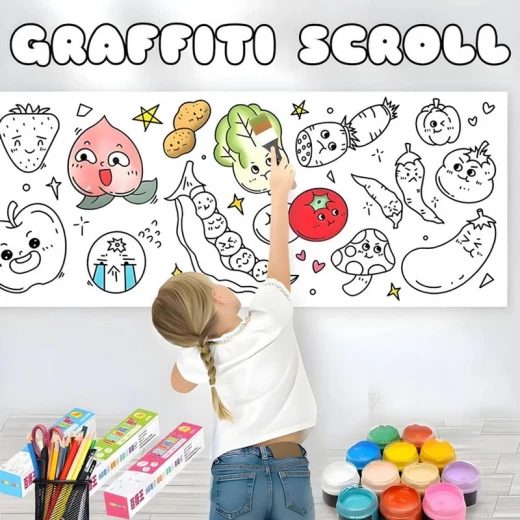 رسومات على الجدران قم بالطلاء أينما تريد 40 * 300 - ألعاب ار اس - Image 7