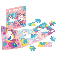 Color Day unicorn Magnetic Puzzle Book