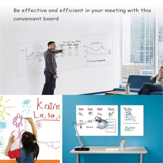 White Board To Stick 45Cm * 200 Cm 1 roll of Whiteboard contact paper & 1 pen - Rs Toys - Image 10