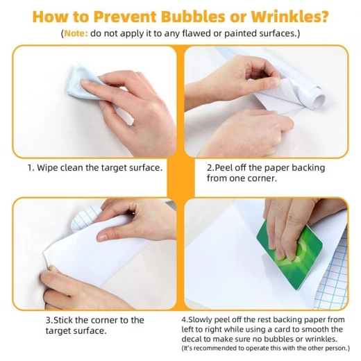 White Board To Stick 45Cm * 200 Cm 1 roll of Whiteboard contact paper & 1 pen - Rs Toys - Image 3