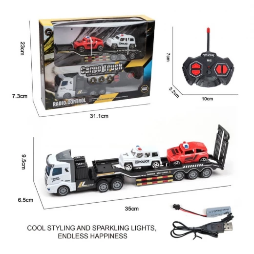 Remote Control Car Carriage Truck Number 3+ years - Rs Toys - Image 2