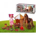 Girl And Horse with Accessories - Rs Toys
