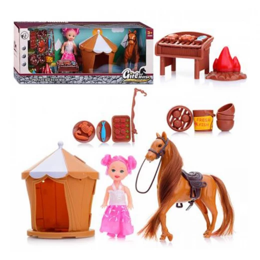 Girl And Horse with Accessories - Rs Toys - Image 2