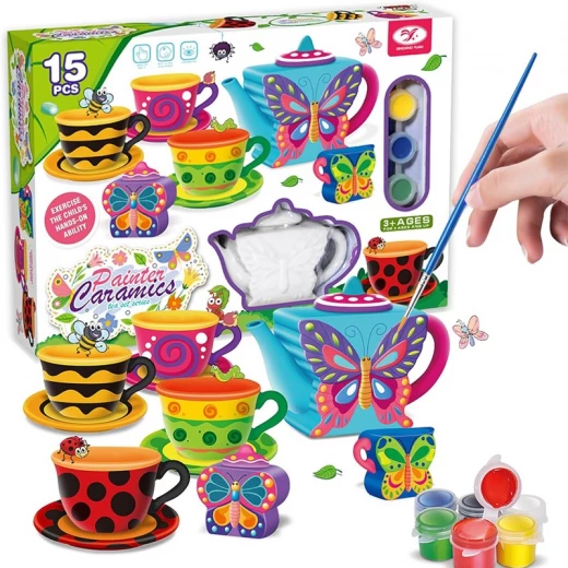 Painter Caramics Tea Set Series Painter Caramics Tea Set Series