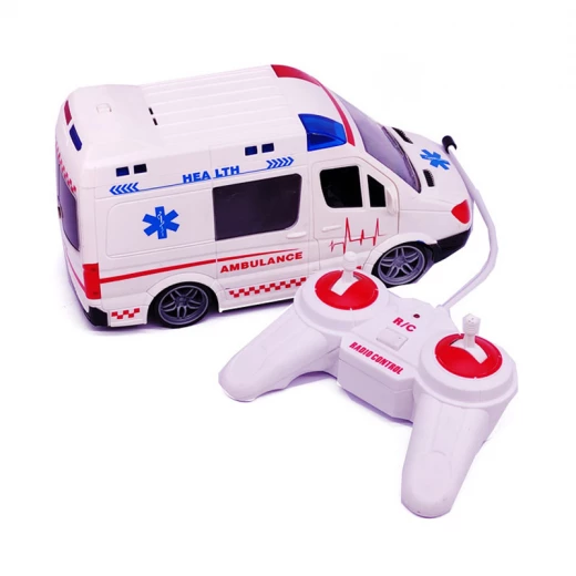 Remote Ccontrol Ambulance Car For kids 3 years & older - Rs Toys - Image 2