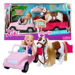 Barbie Kiki Love Happy Farm Doll And Horse