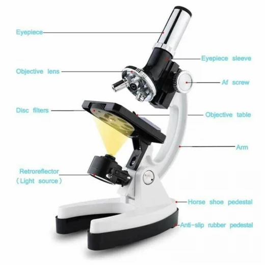 Science Lab Microscope Kit Discovery Biological Microscope - Rs Toys - Image 8