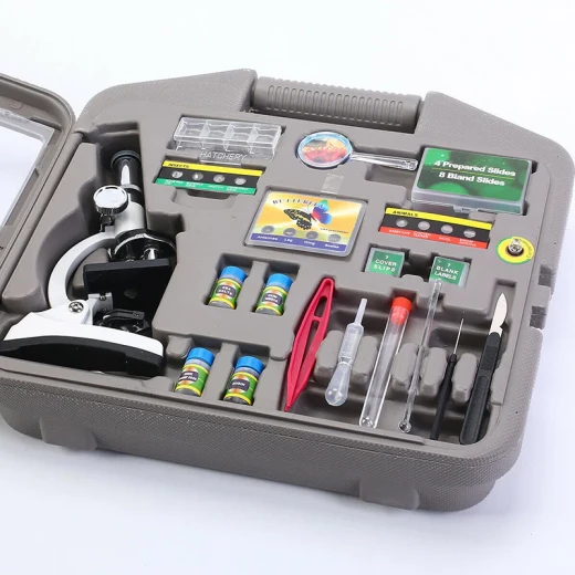Science Lab Microscope Kit Discovery Biological Microscope - Rs Toys - Image 4