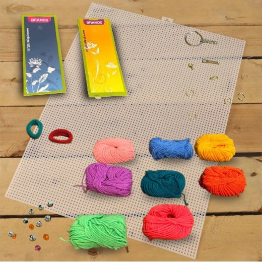 15 in1 Cross Stitch Kit for Kids Learn Basic Stitching Techniques with Colorful Patterns, Boost Creativity, Educational & Fun Crafting Set for Children - Play Craft - Image 5