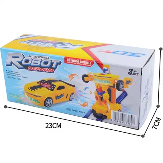 لعبة الرجل الآلي المتحوله الى سياره مع صوت و اضائه  (388-22) - ألعاب ار اس - Image 8
