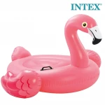 Intex Inflatable Flamingo Ride-On Pool Float Durable, Pink, with Two-Way Chambers, Handle, and Repair Patch 40kg Weight Capacity For Kids 8+ & Adults, Perfect for Pool Play & Parties - Intex