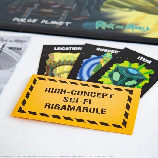 Rick and Morty Cluedo Mystery Board Game for Adults and Teens, 2-6 Players, Ages 17+, Solve Who Stole the Plans! - Rs Toys - Image 8