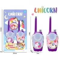 Unicorn Walkie Talkie for Kids 2-Way Radios with Fun Design and Clear Signal Magical Purple Toy Set for Girls Ideal Gift for Imaginative Play – Ages 3+