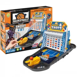 Basketball Shoot Contest 4 in 1 Tabletop Board Game (393-RS)