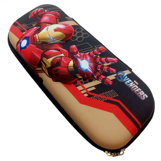 3D Pencil Case Iron Man Theme Large Capacity with Compartments , EVA material & 3D Embossed Hardtop (60417-3-RS) 3D Pencil Case Iron Man Theme Large Capacity with Compartments , EVA material & 3D Embossed Hardtop (60417-3-RS)