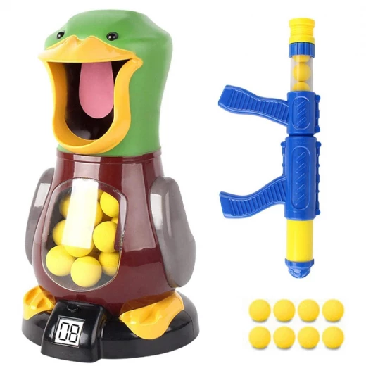Duck Shooting Game With Scoreboard. Set includes a duck, a gun, and 12 foam balls (MG4025-RS) - Rs Toys - Image 9