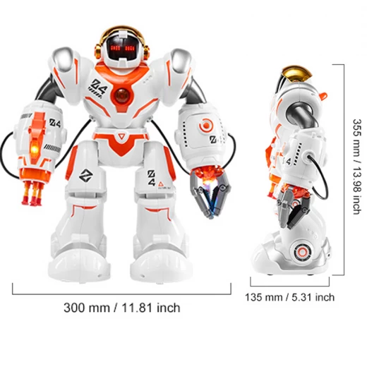 Machine Warfare Guardbot President Remote Control Multi-Function Rechargeable Space Robot 24 Face Expressions & Smart Programming up to 50 Moves (5099-RS) - Rs Toys - Image 3
