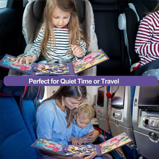 LEVELED PUZZLE – 3 in 1 Phased Magnetic Mermaid Puzzles - 48 PCs Preschool STEM Learning – Suitable for Ages 3 Years & Up (Step 2 B) - Rs Toys - Image 2