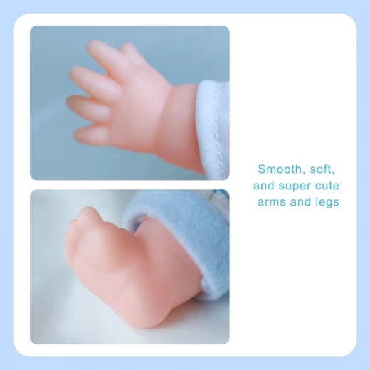 Sweet Baby Interactive Doll Playset 33cm with Metal Stroller, 12 Sounds, Feeding, Pee & Sleeping Functions, Baby Care Accessories Included, Baby Doll Toy for Girls Age 3+ - Rs Toys - Image 6