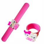 Slap Wrist Bracelet, Made Of High Quality Silica Gel, Hello Kitty Character Theme, 21 cm Length - Rs Toys