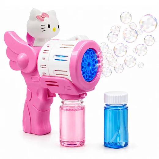 مسدس فقاعات هيلو كيتي كبير الحجم للأطفال – آلة فقاعات أوتوماتيكية مع إضاءة وسائل فقاعات – لعبة خارجية للأطفال بعمر 5 سنوات وأكثر مسدس فقاعات هيلو كيتي كبير الحجم للأطفال – آلة فقاعات أوتوماتيكية مع إضاءة وسائل فقاعات – لعبة خارجية للأطفال بعمر 5 سنوات وأكثر