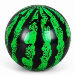 Watermelon Design Inflatable Beach Ball, 20 cm Diameter, Made from High-Quality PVC Material, Ideal for Summer Beach, Pool Parties, and Outdoor Water Activities.