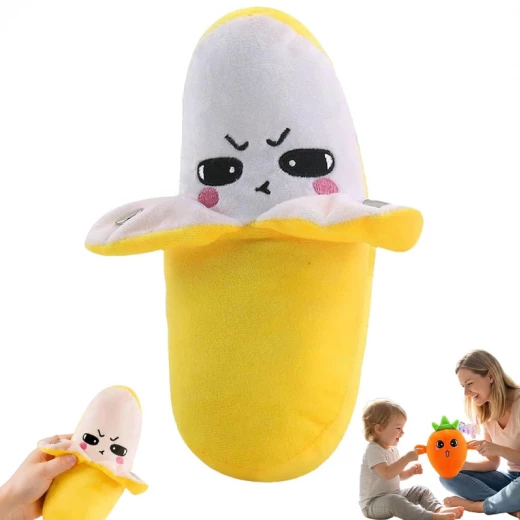 Banana Plush Touch-Sensor Interactive Figure Soft Stuffed Banana Music Piano Battery Operated Cute Learning Education for All Family Solo Mode & Double Mode Banana Plush Touch-Sensor Interactive Figure Soft Stuffed Banana Music Piano Battery Operated Cute Learning Education for All Family Solo Mode & Double Mode
