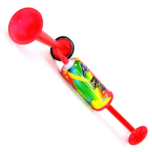 Handheld Air Horn Pump Trumpet, Manual Cheer Horn with Loud Twin-Tone Sound for Parties, Celebrations, Graduation Events & Sporting Activities - Rs Toys - Image 3