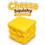 Cheese-Scented Squishy Toy – 6 cm Yellow Cheese Cube Slow-Rising Extra Soft TPR Sensory Fidget Squeeze Toy for Stress Relief, Kids & Adults - Rs Toys