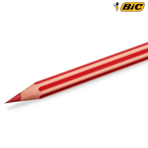 BIC Kids - Evolution Stripes Wood-Free Colouring Pencils Pack of  18 (Kids-18) - BIC - Image 3
