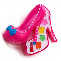 Fashion Make-Up Set Toy , Innovative High Heel Shoe Design In Bright Pink (V71615-O5)