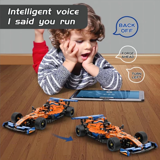 Kaiya Technical Control Racing Sports Car F1 Building Blocks – 1050 Pieces, Remote & App Control, Suitable for Ages 12+ - Rs Toys - Image 4