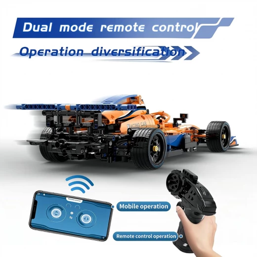 Kaiya Technical Control Racing Sports Car F1 Building Blocks – 1050 Pieces, Remote & App Control, Suitable for Ages 12+ - Rs Toys - Image 8