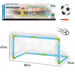 Kids Football Goal Field 88cm – Indoor & Outdoor Soccer Set with Net, Ball & Pump for Active Family Fun and Skill Development for Kids Aged 1 years & above.
