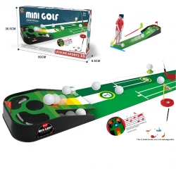 Mini Golf Set for Kids with Bright Lights and Fun Sounds - 25 Pieces with 15 Balls - For Ages 3+ and up