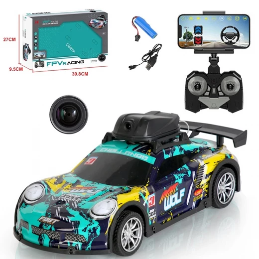 RC Drift Car with HD Camera & LED Light, 2.4GHz 4-Channel APP-Controlled Racing Car for Kids Ages 6+ RC Drift Car with HD Camera & LED Light, 2.4GHz 4-Channel APP-Controlled Racing Car for Kids Ages 6+