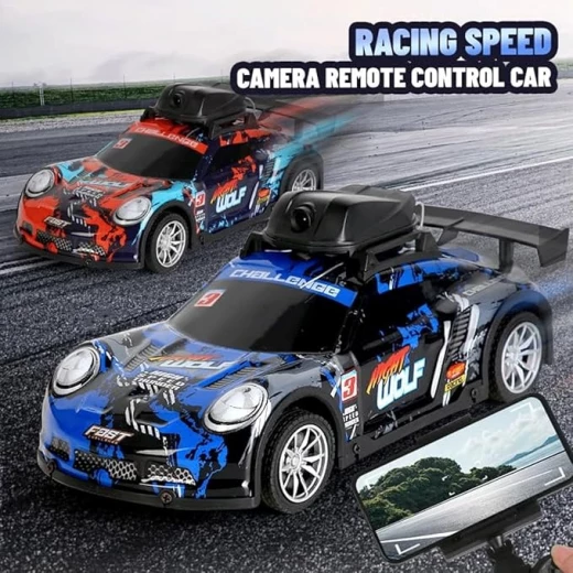 RC Drift Car with HD Camera & LED Light, 2.4GHz 4-Channel APP-Controlled Racing Car for Kids Ages 6+ - Rs Toys - Image 7