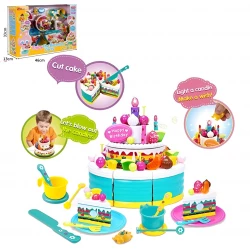 Large Birthday Cake – Sliceable and Decoratable with Lights and Music – Interactive and Educational for Children 3 Years and Up