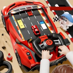 Lamborghini Interactive Driving Simulator Toy for Kids with Steering Wheel, Music & Lights – Racing & Driving Adventure Game | Ages 3–12 Years