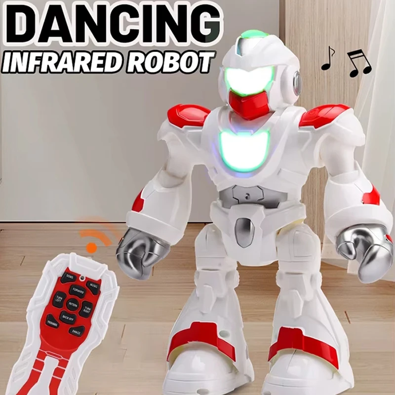 Intelligent Robot 9 Remote Control Dancing Robot With Light & Sound ...