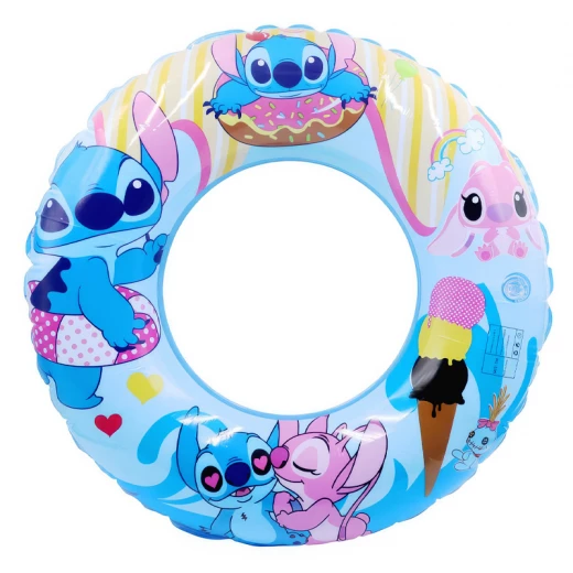 Kids Swimming Pool Float Tube Stitch Movie Character Printed Size Diameter 60 cm for Age 3-6 Years Kids Swimming Pool Float Tube Stitch Movie Character Printed Size Diameter 60 cm for Age 3-6 Years