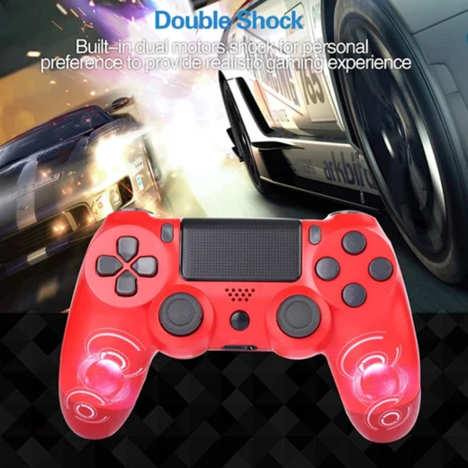 PS4High Quality PlayStation 4 Wireless Controller Gamepad Doubleshock - Red (RS) - Rs Toys - Image 3