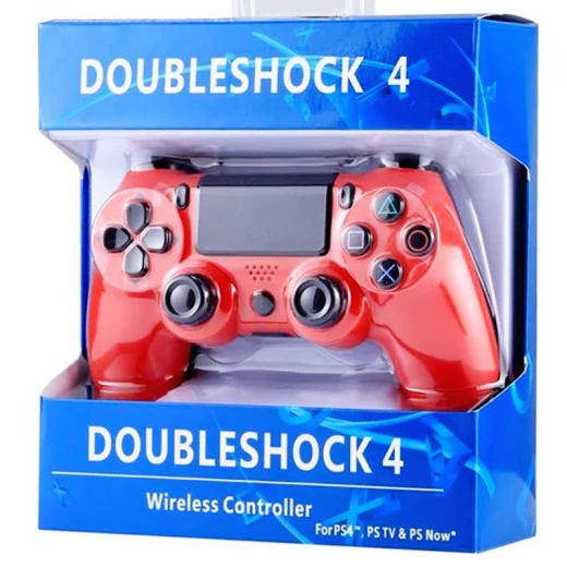 PS4High Quality PlayStation 4 Wireless Controller Gamepad Doubleshock - Red (RS) - Rs Toys - Image 7