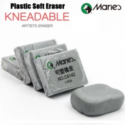 Maries kneadable Artist  Non-Toxic Grey Rubber Eraser  (C6142-RS)
